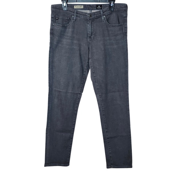 AG ADRIANO GOLDSCHMIED THE STEVIE ANKLE SLIM STRAIGHT LEG WOMENS 31R MADE IN USA - Picture 1 of 9